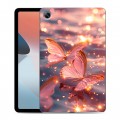 Дизайнерский силиконовый чехол для OPPO Pad Air бабочки розовые