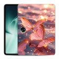 Дизайнерский силиконовый чехол для OnePlus Pad бабочки розовые