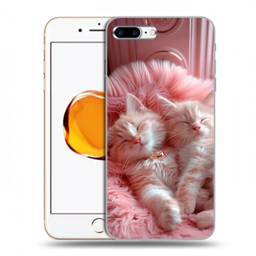 Дизайнерский пластиковый чехол для Iphone 7 Plus / 8 Plus котята котики