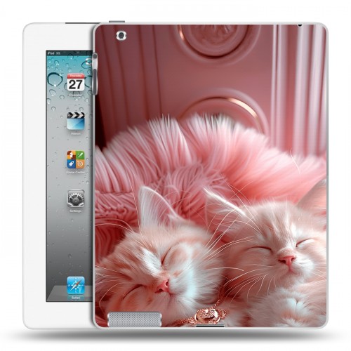 Дизайнерский пластиковый чехол для Ipad 2/3/4 котята котики