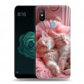 Дизайнерский силиконовый чехол для Xiaomi Mi A2 котята котики