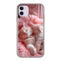 Дизайнерский силиконовый чехол для Iphone 11 котята котики