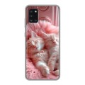 Дизайнерский силиконовый чехол для Samsung Galaxy A31 котята котики