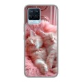 Дизайнерский силиконовый чехол для Realme 8 котята котики