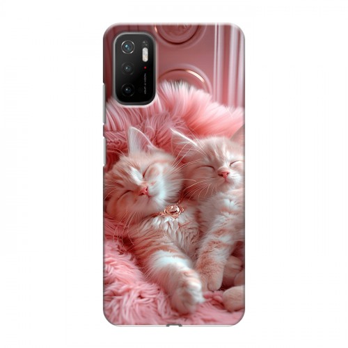 Дизайнерский силиконовый чехол для Xiaomi Poco M3 Pro котята котики