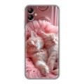 Дизайнерский силиконовый чехол для Samsung Galaxy A04e котята котики