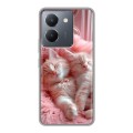 Дизайнерский силиконовый чехол для Vivo Y36 котята котики
