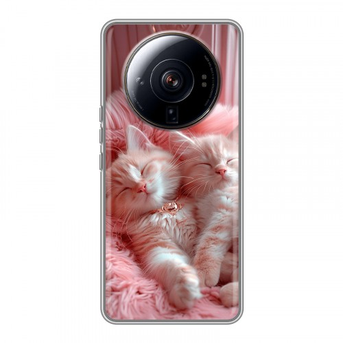 Дизайнерский силиконовый чехол для Xiaomi 12S Ultra котята котики