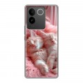 Дизайнерский силиконовый чехол для Vivo S17e котята котики