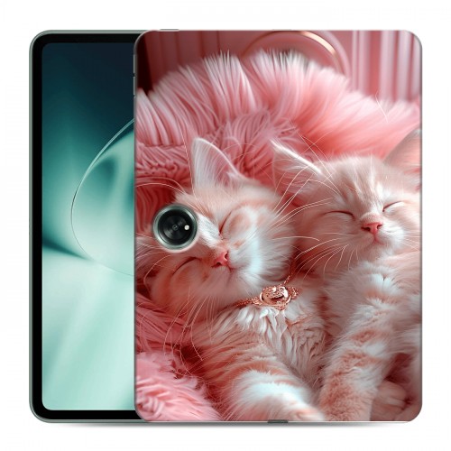 Дизайнерский силиконовый чехол для OnePlus Pad котята котики
