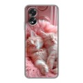 Дизайнерский силиконовый чехол для OPPO A38 4G котята котики