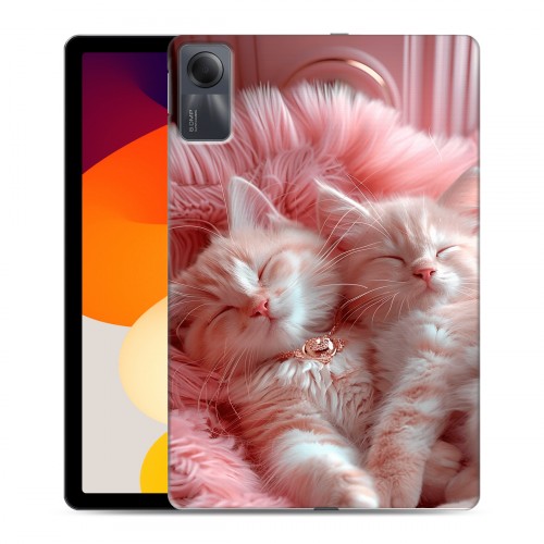 Дизайнерский силиконовый чехол для Xiaomi RedMi Pad SE котята котики