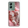 Дизайнерский силиконовый чехол для Vivo Y17s котята котики