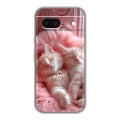 Дизайнерский силиконовый чехол для Google Pixel 8a котята котики