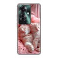Дизайнерский силиконовый чехол для Oppo Reno 11F котята котики