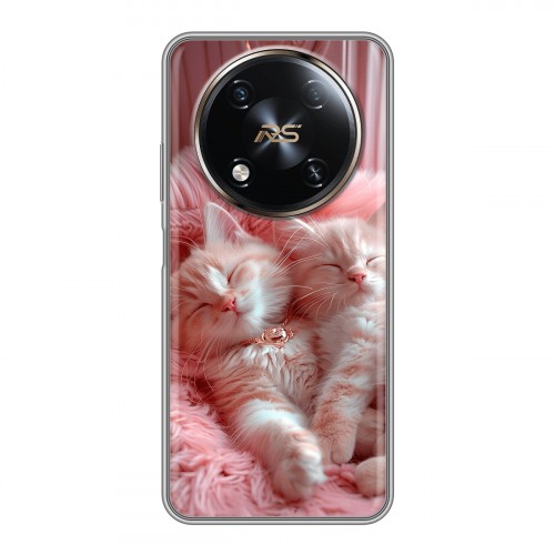 Дизайнерский пластиковый чехол для Itel RS4 котята котики