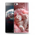 Дизайнерский пластиковый чехол для Lenovo Vibe X2 котята котики