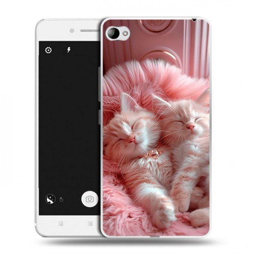 Дизайнерский пластиковый чехол для Lenovo S90 котята котики