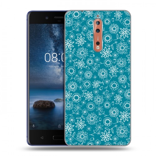 Дизайнерский пластиковый чехол для Nokia 8 Полевой ковер