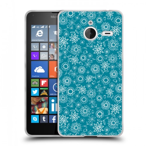 Дизайнерский пластиковый чехол для Microsoft Lumia 640 XL Полевой ковер