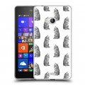 Дизайнерский пластиковый чехол для Microsoft Lumia 540 Пастельные узоры