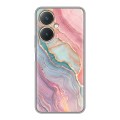 Дизайнерский силиконовый чехол для Vivo Y27 4G розовый мрамор