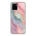 Дизайнерский силиконовый чехол для Vivo Y15s розовый мрамор