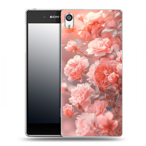 Дизайнерский пластиковый чехол для Sony Xperia E5 Розы цветы