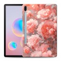 Дизайнерский силиконовый чехол для Samsung Galaxy Tab S6 Розы цветы
