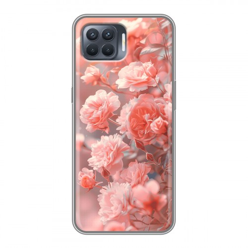 Дизайнерский силиконовый чехол для OPPO Reno4 Lite Розы цветы