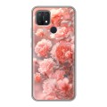 Дизайнерский силиконовый чехол для OPPO A15 Розы цветы