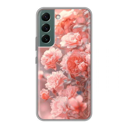 Дизайнерский силиконовый чехол для Samsung Galaxy S22 Розы цветы