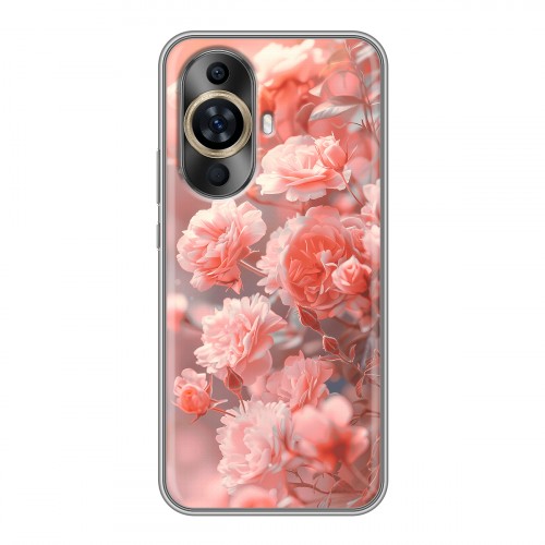 Дизайнерский силиконовый чехол для Huawei Nova 11 Розы цветы