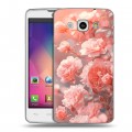 Дизайнерский пластиковый чехол для LG L60 Розы цветы