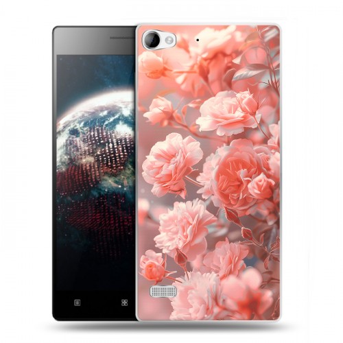 Дизайнерский пластиковый чехол для Lenovo Vibe X2 Розы цветы
