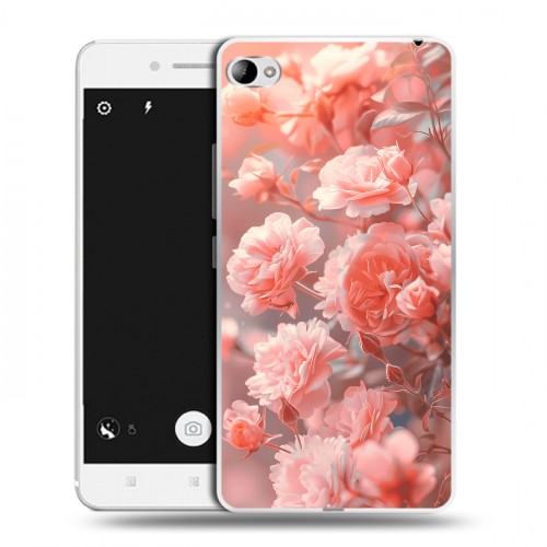 Дизайнерский пластиковый чехол для Lenovo S90 Розы цветы