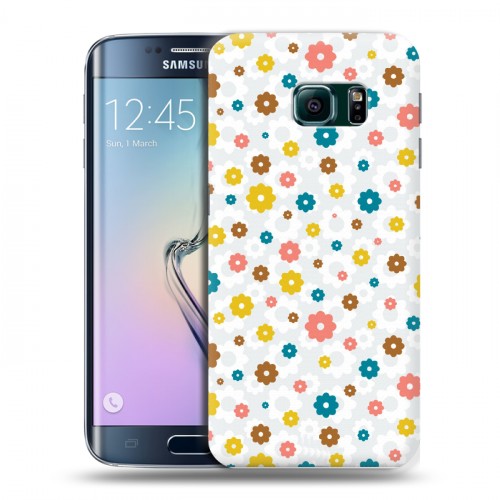 Дизайнерский пластиковый чехол для Samsung Galaxy S6 Edge Полевой ковер
