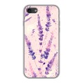 Дизайнерский силиконовый чехол для Iphone 7 цветы лаванда