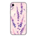 Дизайнерский силиконовый чехол для Iphone Xr цветы лаванда