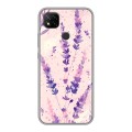 Дизайнерский силиконовый чехол для Xiaomi RedMi 9C цветы лаванда