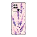 Дизайнерский пластиковый чехол для Xiaomi Redmi 10C цветы лаванда