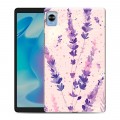 Дизайнерский силиконовый чехол для Realme Pad Mini цветы лаванда