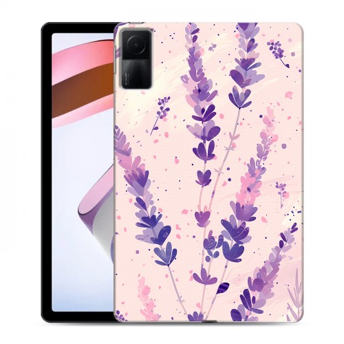 Дизайнерский силиконовый чехол для Xiaomi RedMi Pad цветы лаванда
