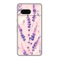 Дизайнерский пластиковый чехол для Google Pixel 7 цветы лаванда