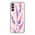 Дизайнерский пластиковый чехол для Samsung Galaxy A14 цветы лаванда