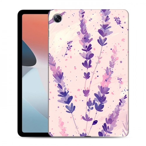 Дизайнерский силиконовый чехол для OPPO Pad Air цветы лаванда