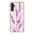 Дизайнерский силиконовый чехол для Samsung Galaxy A05s цветы лаванда