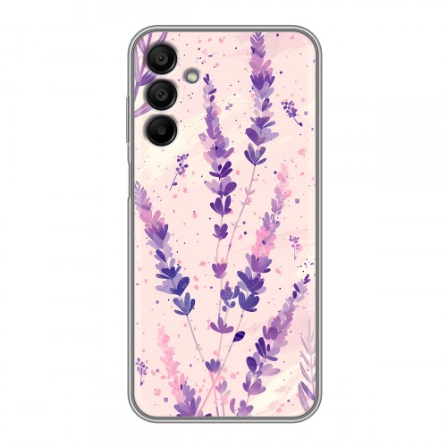 Дизайнерский силиконовый чехол для Samsung Galaxy A15 цветы лаванда