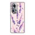 Дизайнерский пластиковый чехол для OPPO Reno 11 цветы лаванда