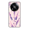 Дизайнерский пластиковый чехол для Itel RS4 цветы лаванда